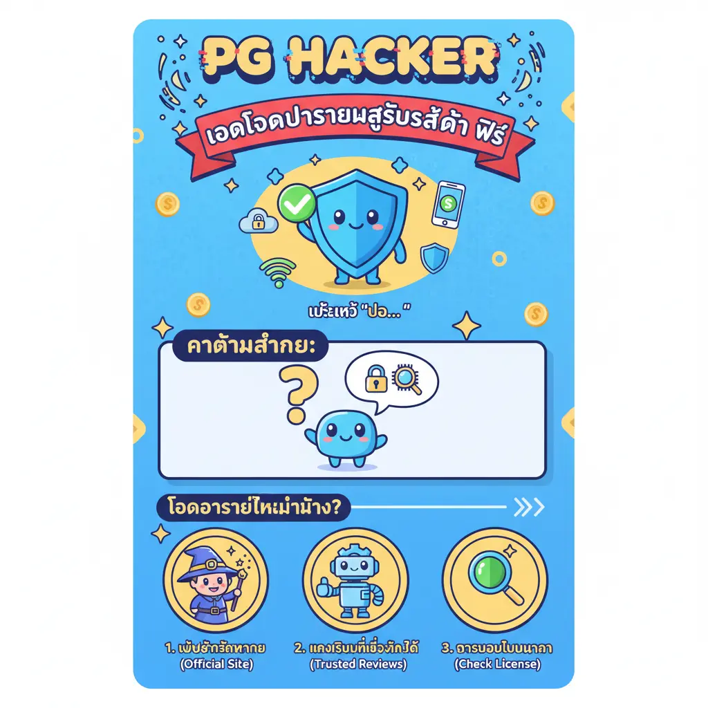โหลดโปรแกรมสูตรสล็อต ฟรี - PG HACKER