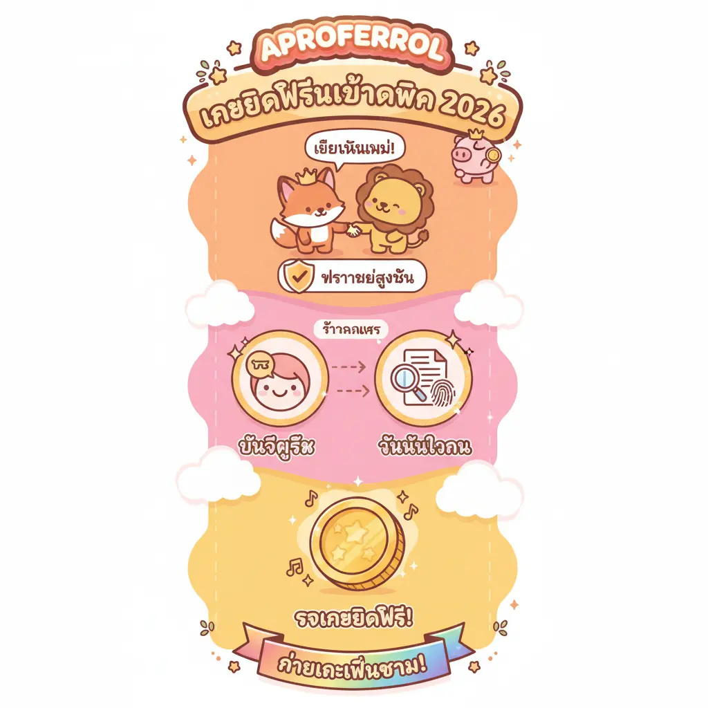 เครดิตฟรีไม่ต้องฝาก - APROFERROL