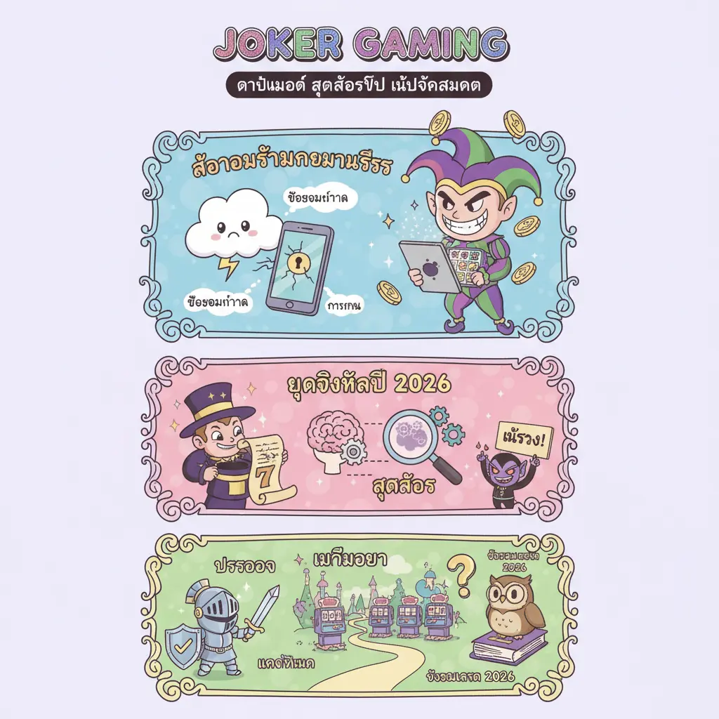 ดาวน์โหลด สูตรสล็อตฟรี ไม่ต้องสมัคร - Joker Gaming