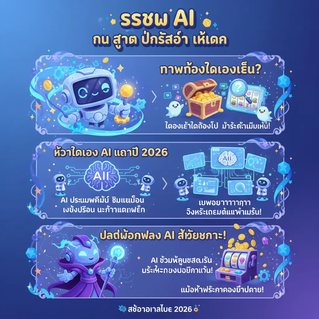 สูตร ปั่นสล็อต ให้แตก - ระบบ AI